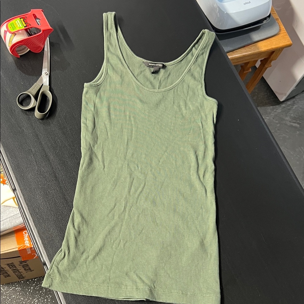 Banana Republic Sage Green Tank Top